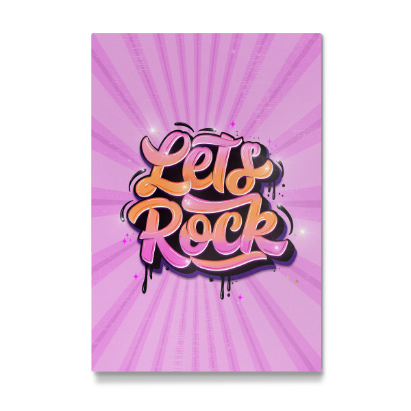 Galerie-Print "Let's Rock" 30x20 cm artboxONE