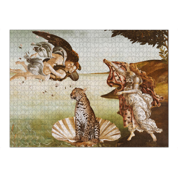 Puzzle Ravensburger "Die Geburt der Katze" artboxONE - Natur,Tiere,Abstrakt