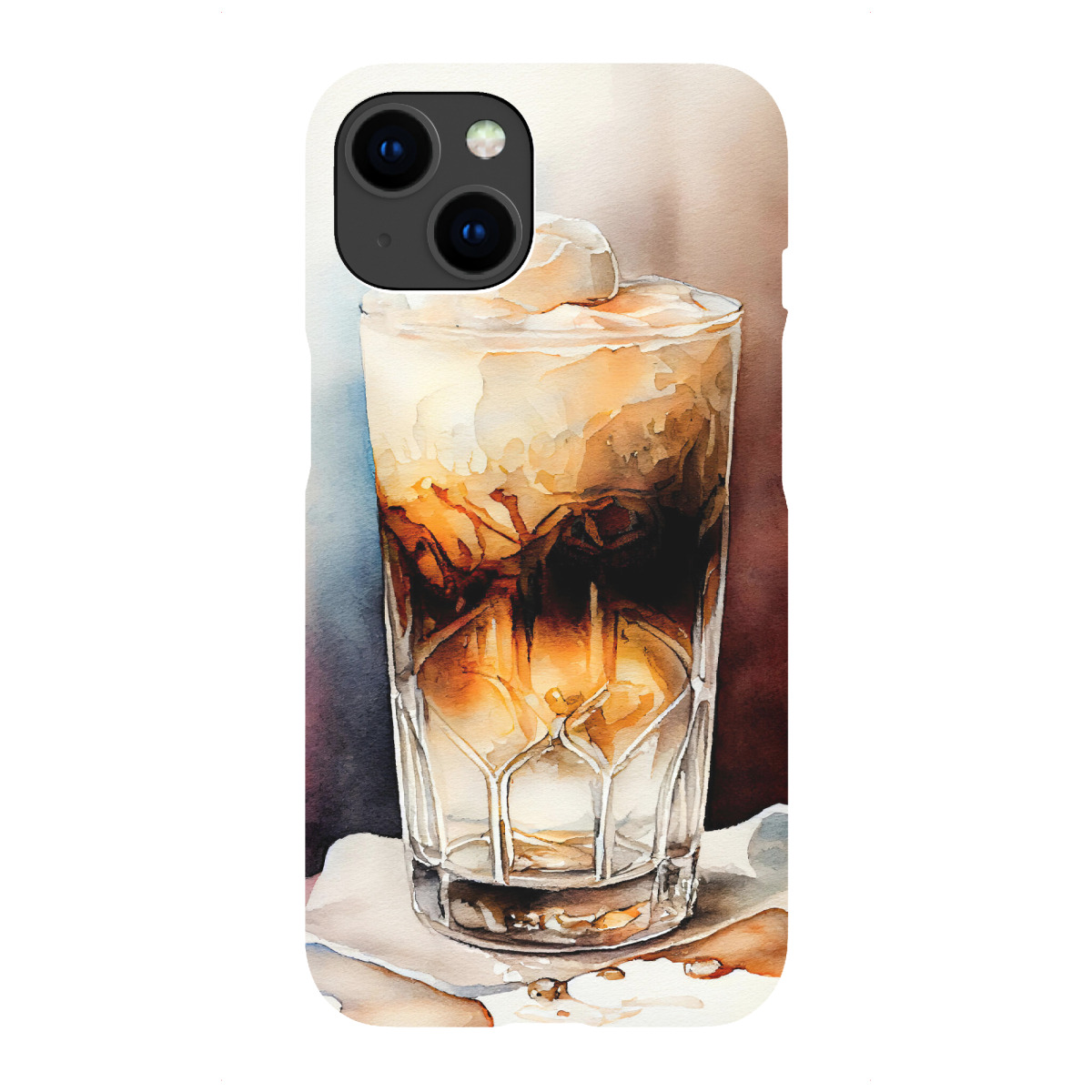 iPhone "Cremiges Kaffeegetränk" Premium-Case Handyhülle artboxONE