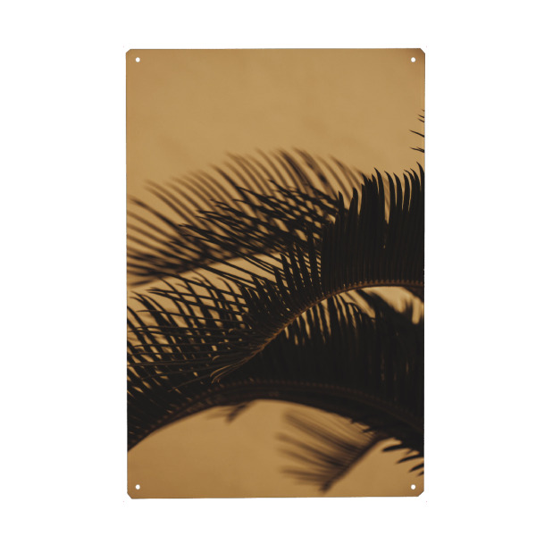 Holzbild "Goldene Schattenpalmen" artboxONE - Natur,Reise,Reise / Strand und Meer