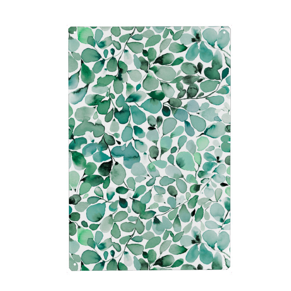 Holzbild "Eukalyptus Blätter Relax Grün" artboxONE - Natur,Abstrakt,Für Mama