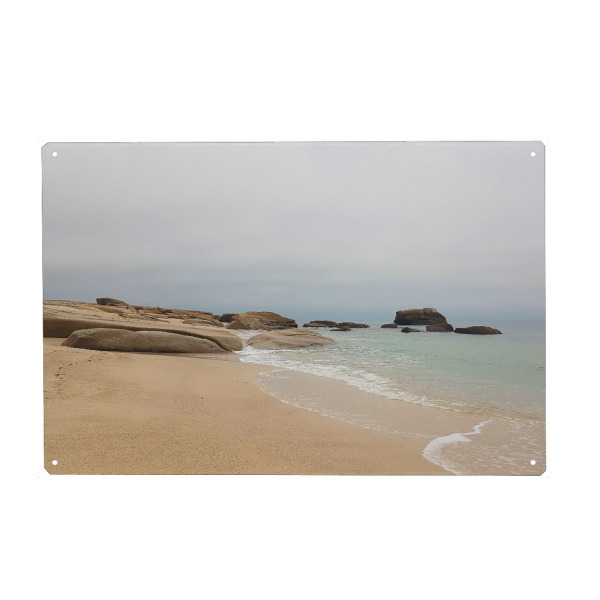 Metall Poster "Morgennebel am Atlantik" artboxONE - Reise,Reise / Strand und Meer,Reise / Länder