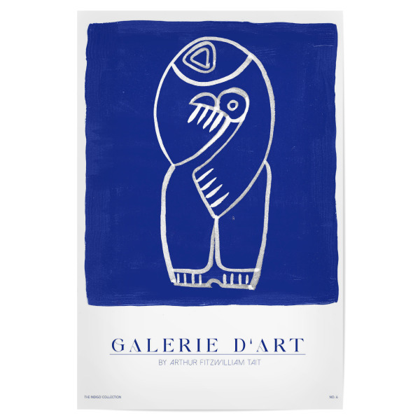 Poster 30x20 cm "Malou Studio-Galerie D'Art No. Sei" artboxONE - Typografie,Abstrakt,Menschen