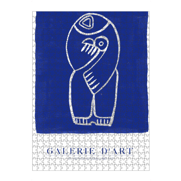 Puzzle Ravensburger "Malou Studio-Galerie D'Art No. Sei" artboxONE - Typografie,Abstrakt,Menschen