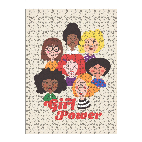 artboxONE Puzzle "Mädchen Power" artboxONE - Typografie,Für Kinder,Menschen