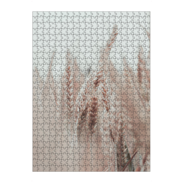 Puzzle Ravensburger "Gräser Boho creme" artboxONE - Natur,Floral,Liebe