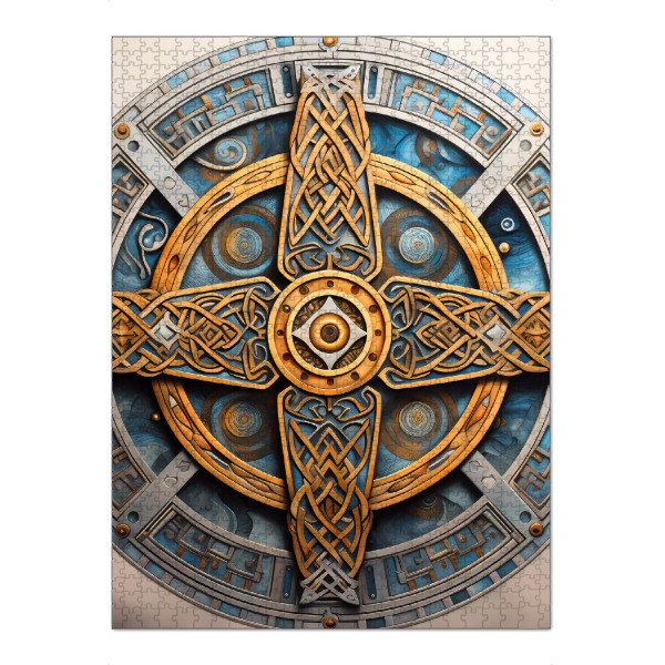 Puzzle Ravensburger "Mandala - Keltisch - Iona" artboxONE - Natur,Abstrakt