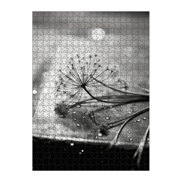 Puzzle Ravensburger "Monochrome Impressions" artboxONE - Floral,Abstrakt,Schwarzweiß