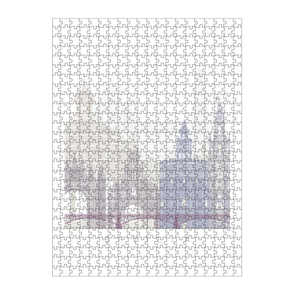 artboxONE Puzzle "SKYLINE VON SEVILLA PASTELL" artboxONE - Städte,Architektur