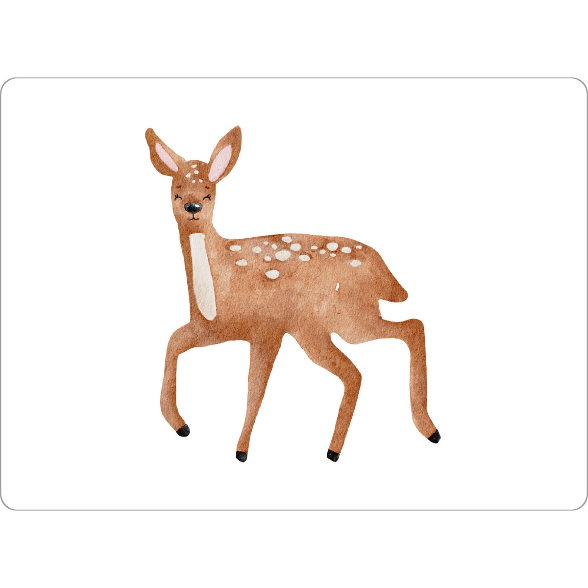 Tischset "Aquarell-Hirsch-Design" artboxONE - Für Kinder,Tiere