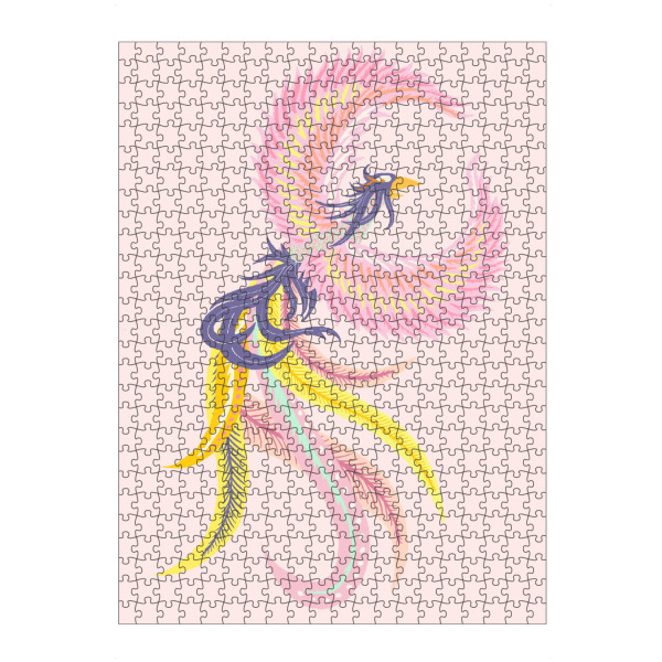 artboxONE Puzzle "HUMA A" artboxONE - Natur,Abstrakt - Chinoiserie,Chinois,Japan,China,Chinesisch,Legendärer chinesischer drache