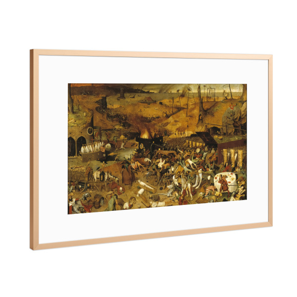 Poster mit Rahmen Kupfer "Der Triumph des Todes" artboxONE - Menschen,Reise / Länder,Männer