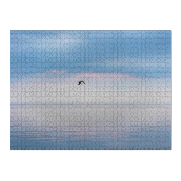 Puzzle Ravensburger "Einzelne Möwe" artboxONE - Natur,Tiere - Wasser,Möwe,Meer,Himmel,Blau,Ruhe - Bild wasser