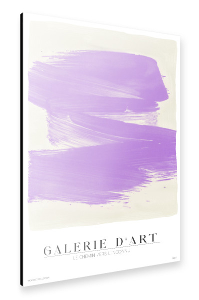 Alu-Dibond "Malou Studio-Galerie D'Art Violet" 30x20 cm artboxONE