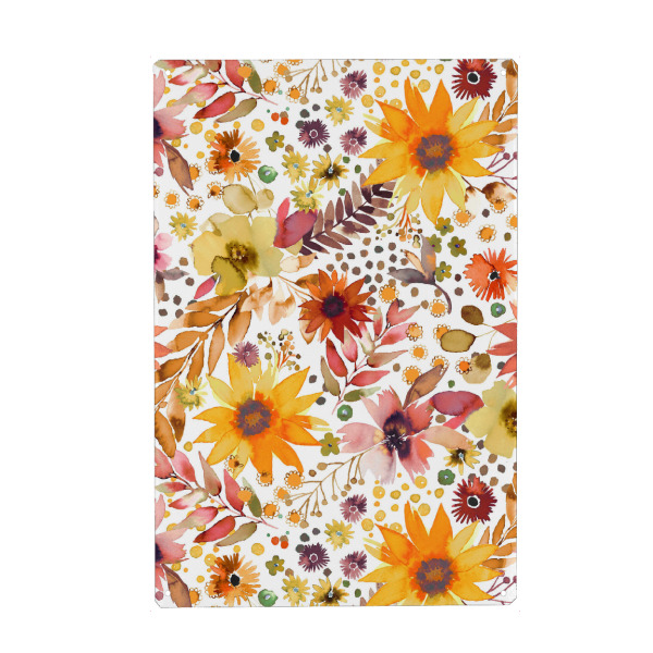Holzbild "Sommer Orange große Sonnenblumen" artboxONE - Natur,Floral,Für Mama