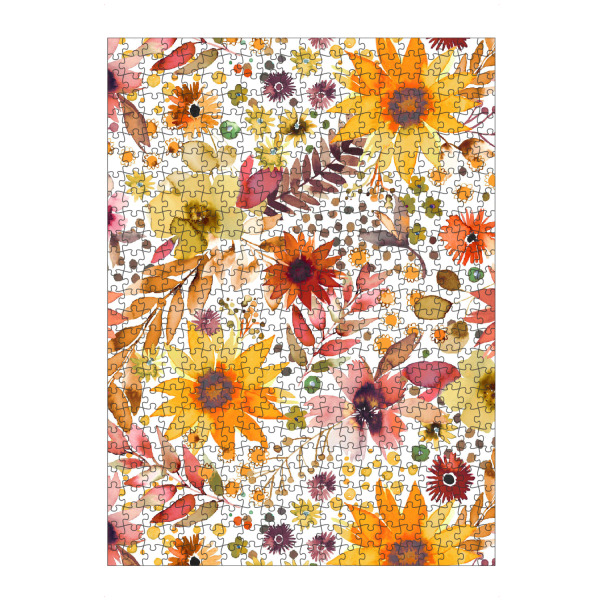 artboxONE Puzzle "Sommer Orange große Sonnenblumen" artboxONE - Natur,Floral,Für Mama