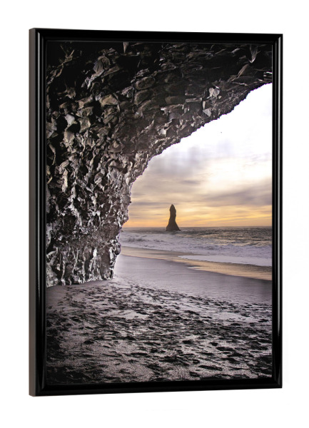 Poster mit schwarzem Rahmen "Black Coves Corner" artboxONE - Natur,Reise,Reise / Strand und Meer