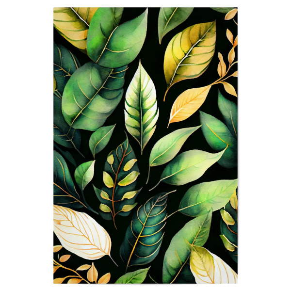 Poster "Blumenkunst C" artboxONE - Floral - Natur,Blumen,Blumen,Botanisch,Blätter,Blatt,Blumen