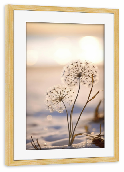 Poster mit Rahmen kiefer "Beach Impressions" artboxONE - Natur,Floral,Für Mama