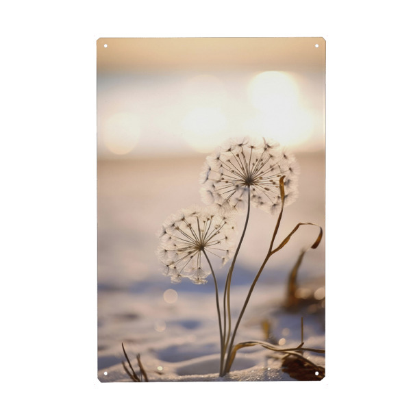 Metall Poster "Beach Impressions" artboxONE - Natur,Floral,Für Mama - Natur,Strand,Düne,Digitale kunst,Fotografie,Sand,Bokeh,Gegenlicht,Treechild