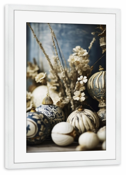 Poster mit Rahmen weiß "Moroccan Still Life (Sixteen)" artboxONE - Reise
