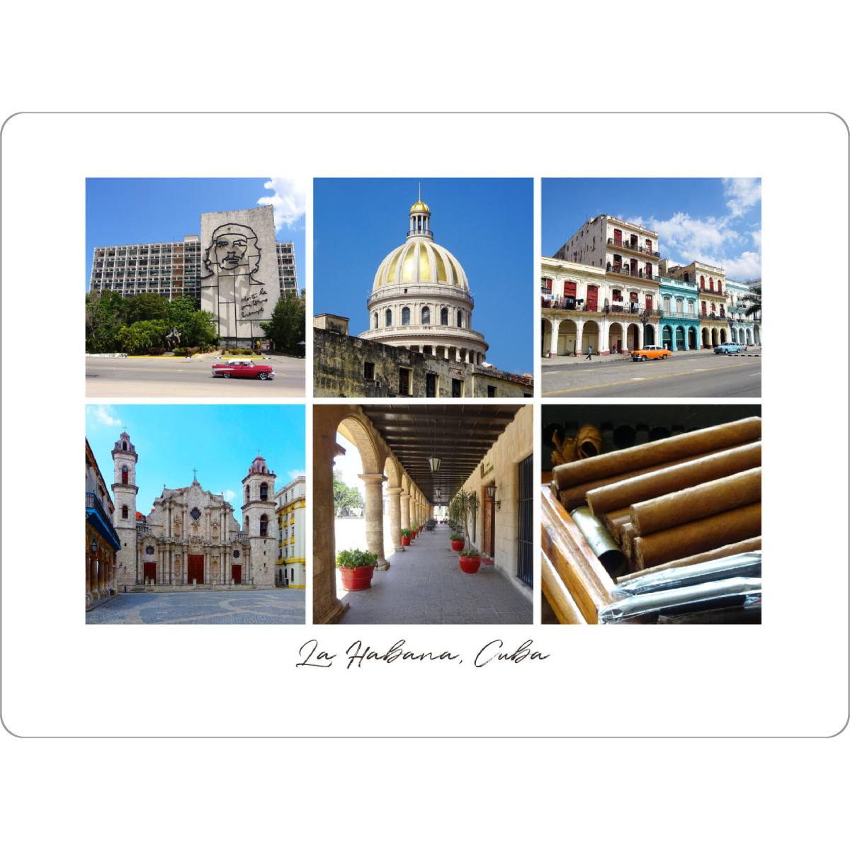 Tischset "La Habana @ Cuba" artboxONE - Städte,Reise,Architektur,Reise / Strand und Meer,Reise / Länder
