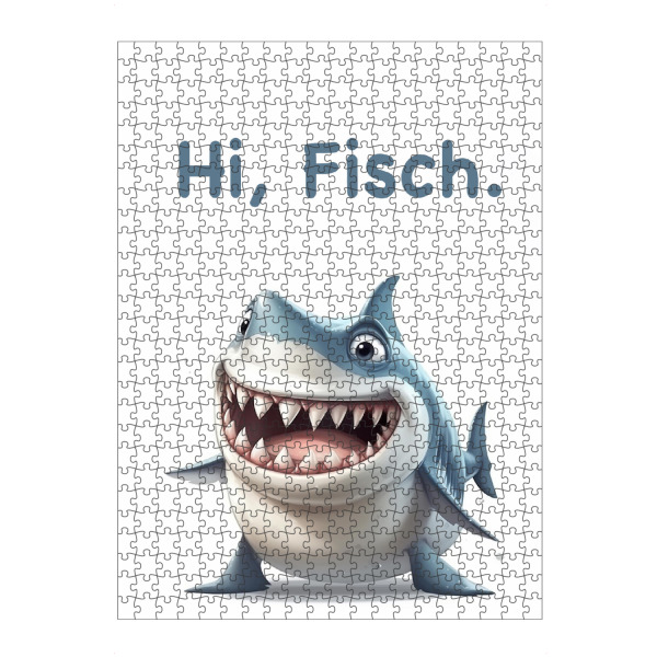 artboxONE Puzzle "Hallo Hai" artboxONE - Typografie,Tiere,Lustig