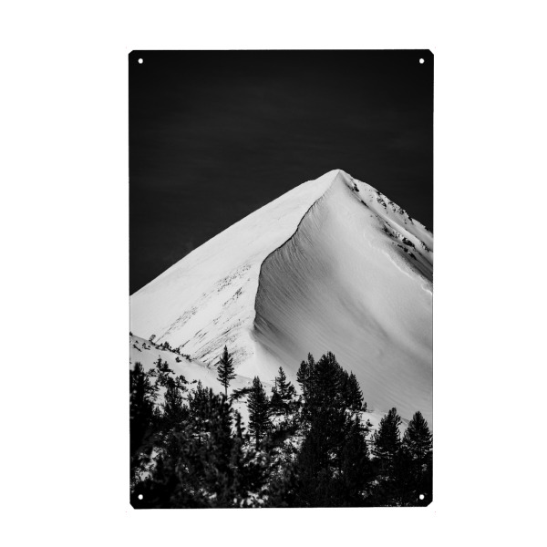 Metall Poster "Mountain Top" artboxONE - Natur,Reise