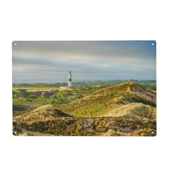 Holzbild "Sylt Aussicht von der Uwe-Düne" artboxONE - Natur,Reise,Reise / Strand und Meer