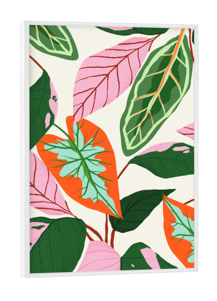 Poster mit weißem Rahmen "Das Untrennbare" artboxONE - Natur,Floral