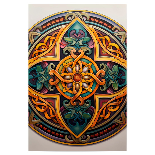 Poster 30x20 cm "Mandala - Keltisch - Una" artboxONE - Natur,Abstrakt