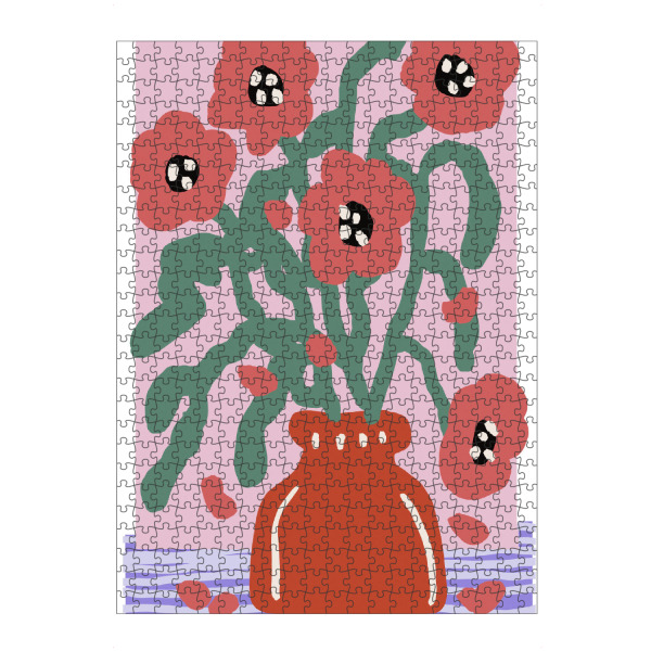 artboxONE Puzzle "Flower Impression (One)" artboxONE - Floral,Abstrakt,Für Papa