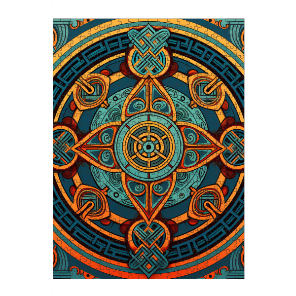 artboxONE Puzzle "Mandala - Keltisch - Rollo" artboxONE - Natur,Abstrakt