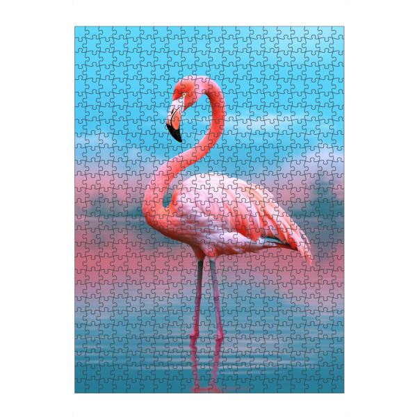 Puzzle Ravensburger "Flamino Nahaufname" artboxONE - Natur,Reise,Tiere