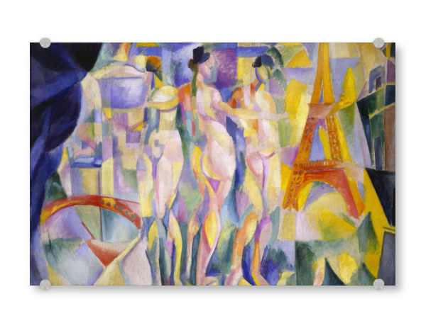 Acrylglasbild "La Ville de Paris" artboxONE - Für Kinder,Abstrakt,Geometrie,Für Mama,Für Papa