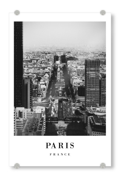 Acrylglasbild "Urbanes Paris" artboxONE - Städte / Paris - Stadt,Frankreich,Reisen,Europa,Urlaub