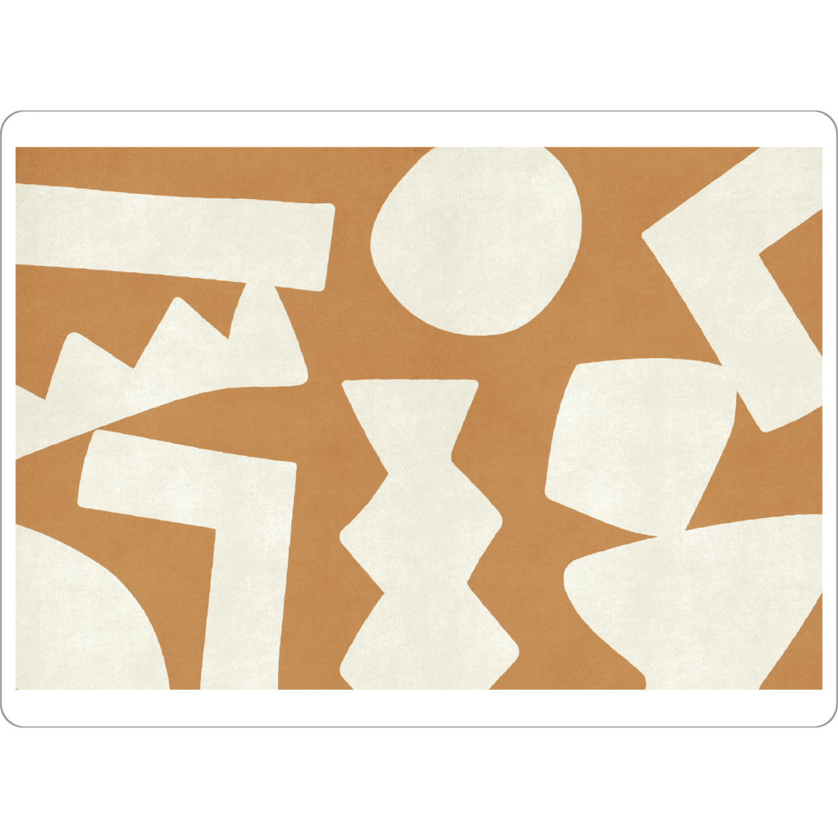 Tischset "Primitive Grafiken - Sandorange" artboxONE - Abstrakt,Geometrie