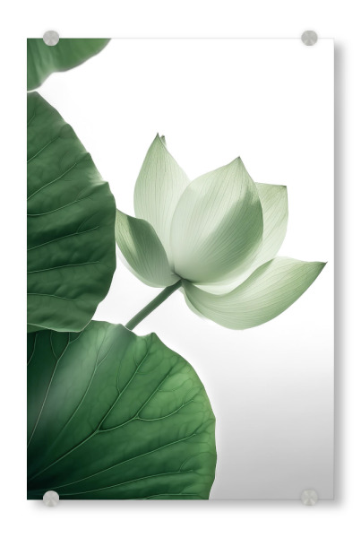 Acrylglasbild "Lotus Blüten Traum" artboxONE - Natur,Reise,Floral