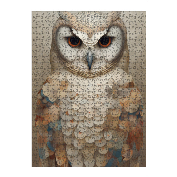 Puzzle Ravensburger "Die Botanic Eule" artboxONE - Floral,Tiere,Abstrakt