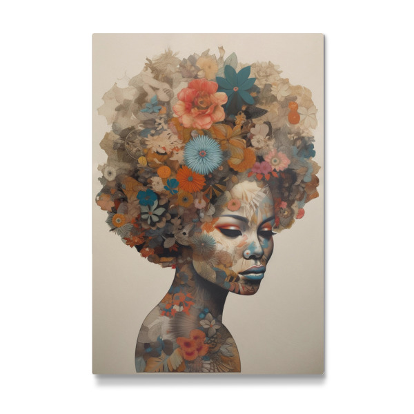 Galerie-Print "Floral black Lady" 30x20 cm artboxONE