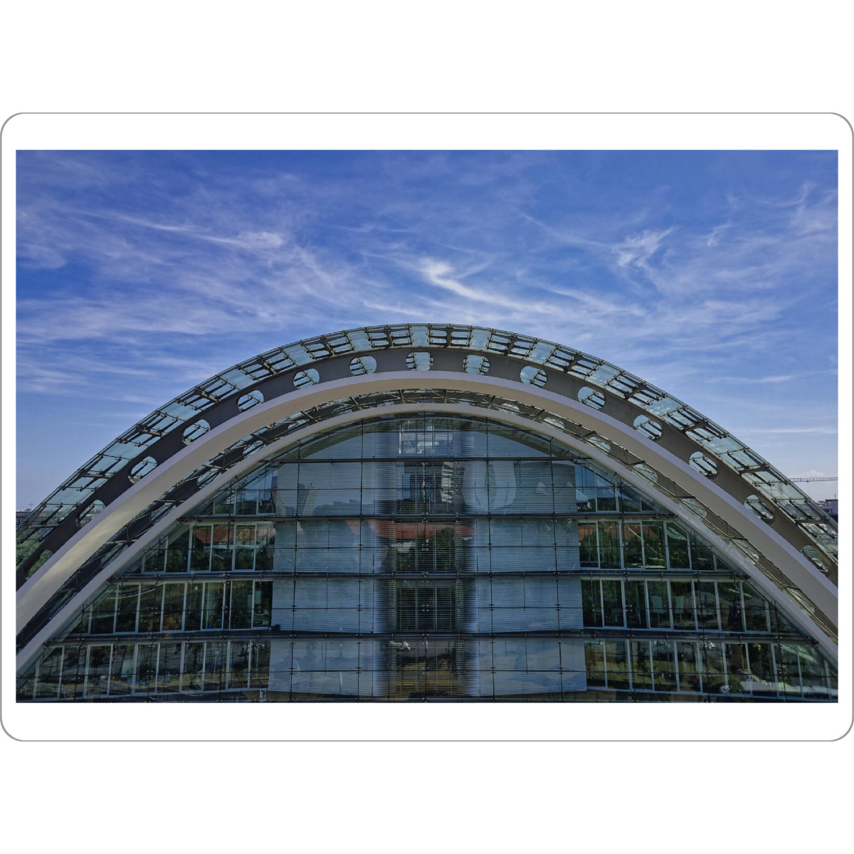Tischset "Hamburg - Berliner Bogen; Oben" artboxONE - Städte,Städte / Hamburg,Reise,Architektur,Reise / Länder