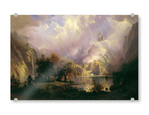 Acrylglasbild "Rocky Mountain" artboxONE - Natur,Reise,Reise / Länder,Für Mama,Für Papa