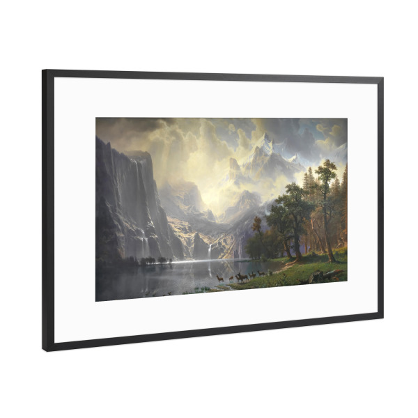 Poster mit Rahmen Schwarz (Metallic) "In der Sierra Nevada" artboxONE - Natur,Reise,Reise / Länder,Für Mama,Für Papa