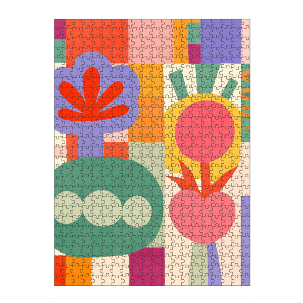 artboxONE Puzzle "Happy World" artboxONE - Floral,Abstrakt,Für Mama