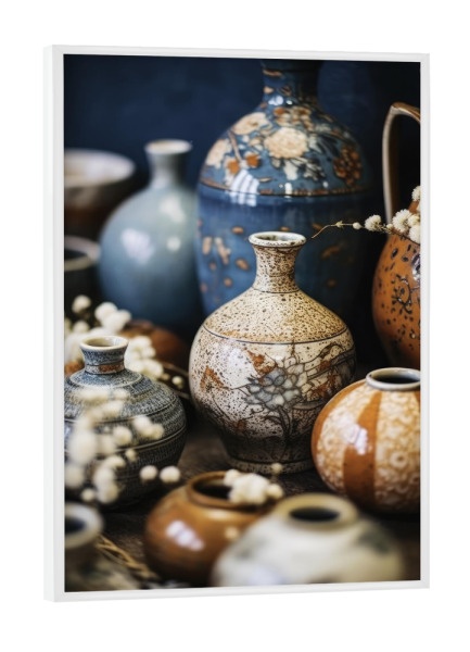 Poster mit weißem Rahmen "Moroccan Still Life (Fourteen)" artboxONE - Reise,Für Mama,Für Papa