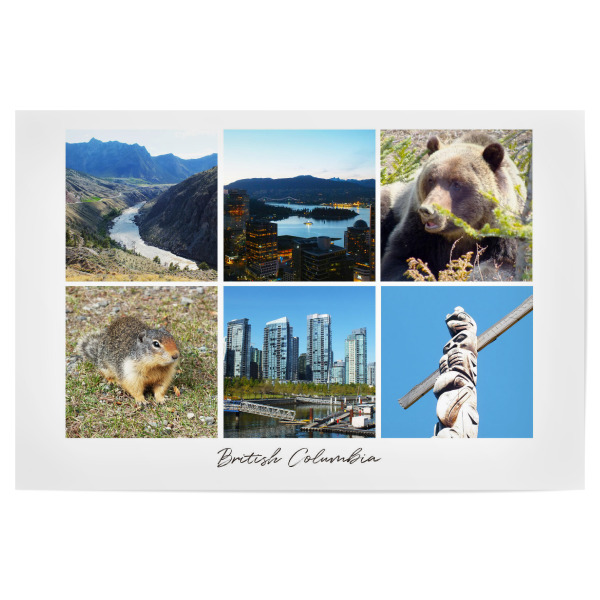 Poster "British Columbia Impressions" artboxONE - Natur,Reise,Architektur,Reise / Länder