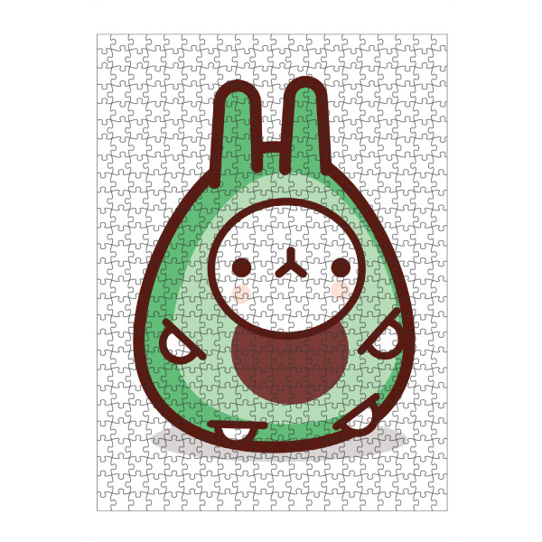 Puzzle Ravensburger "Süßes Avocado-Häschen" artboxONE - Für Kinder,Tiere