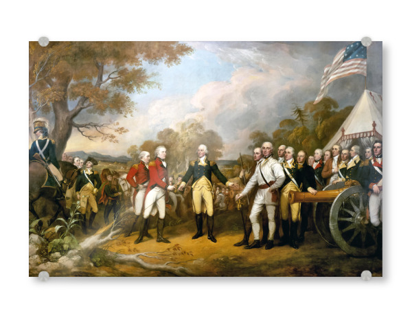 Acrylglasbild "Übergabe von General Burgoyne" artboxONE - Reise,Menschen,Reise / Länder,Für Papa