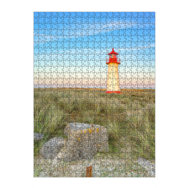 artboxONE Puzzle "Leuchtturm List-West Sylt" artboxONE - Natur,Architektur,Reise / Strand und Meer