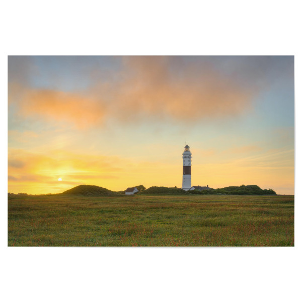 Poster 30x20 cm "Sylt Leuchtturm Langer Christian" artboxONE - Natur,Reise,Architektur